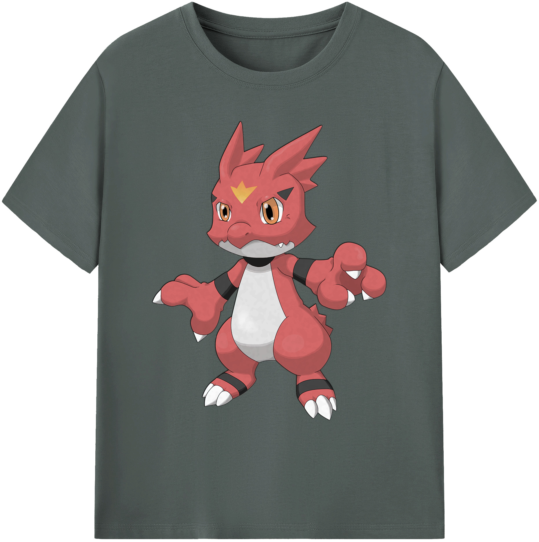 （画像用） Digimon デジタルモンスター/デジモン 綿100％ メンズ半袖Tシャツ｜肌触りやわらか＆通気性